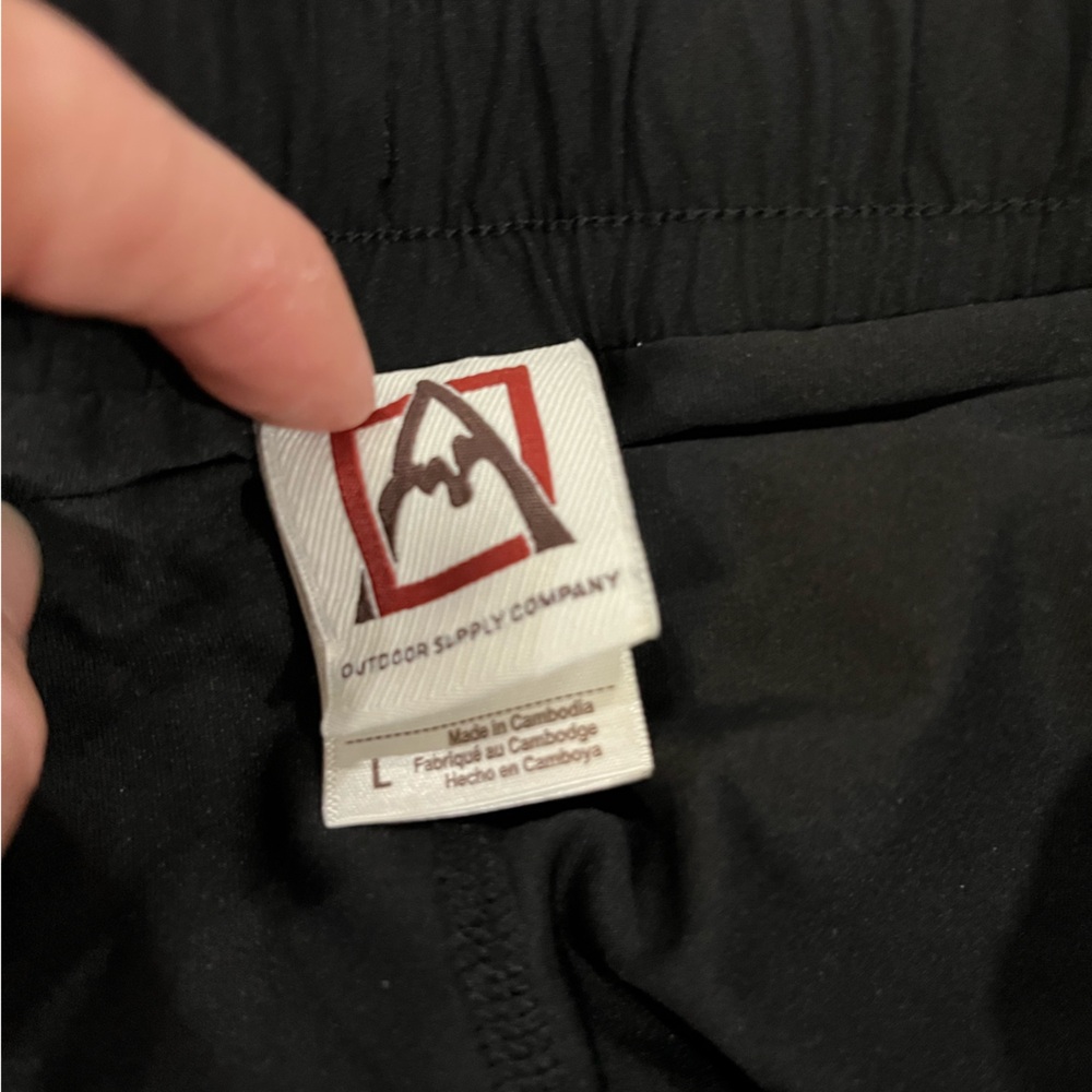 Black Drawstring Skort - Picture 4 of 5